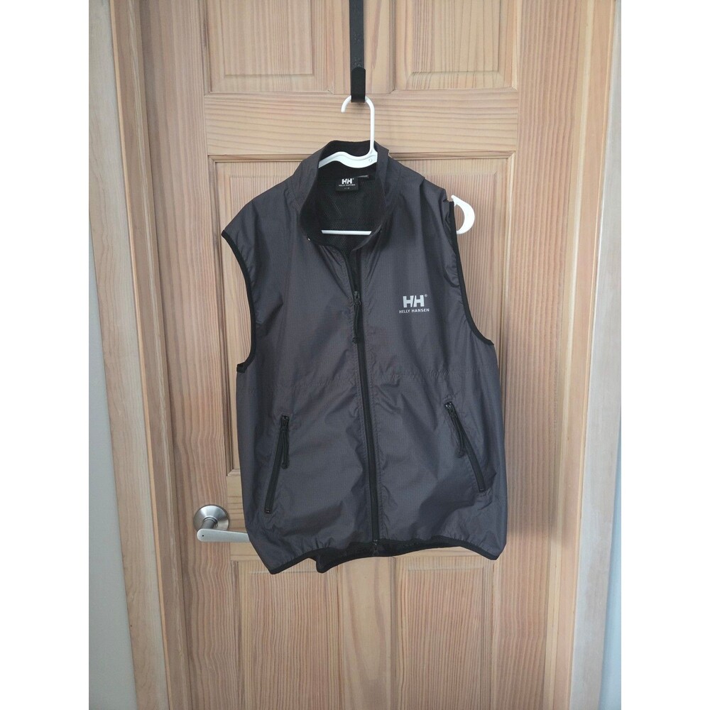 Helly Hansen Men's Black Vest Wind Breaker Large Outdoors Sailing